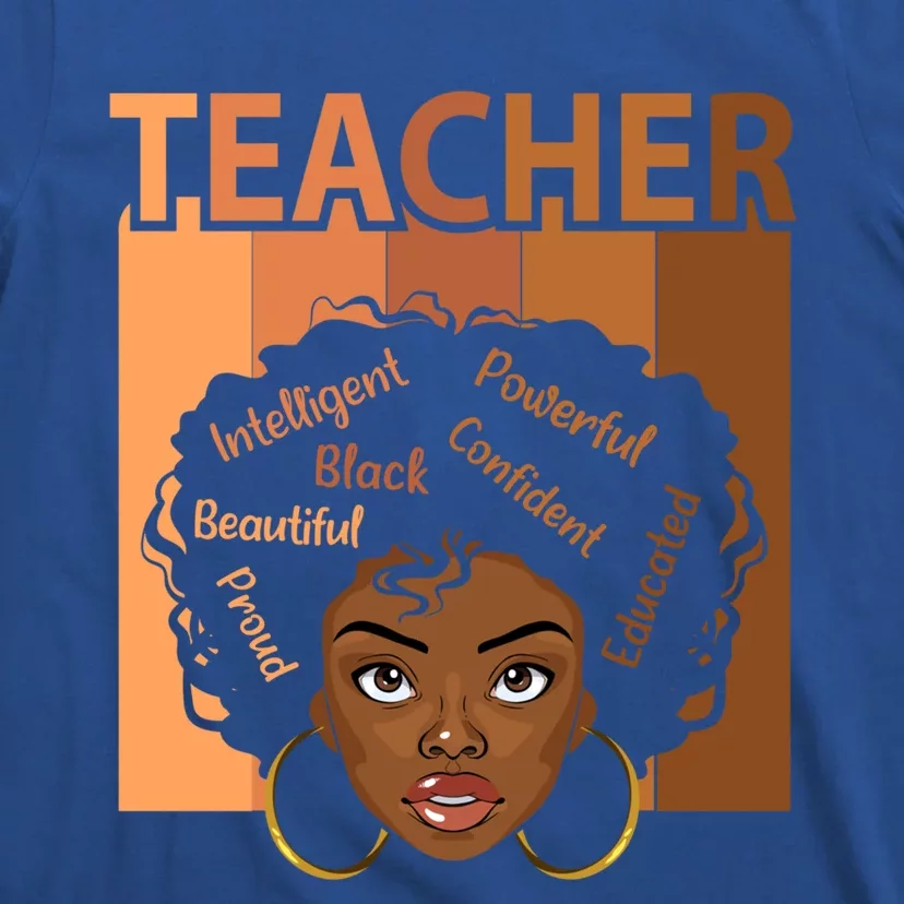 Black Teacher Magic Black History Month Teacher Teaching Cool Gift T-Shirt