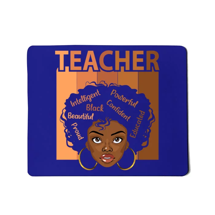 Black Teacher Magic Black History Month Teacher Teaching Cool Gift Mousepad