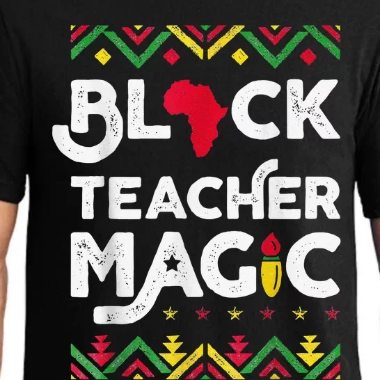 Black Teacher Magic Teacher Black History Month Pajama Set