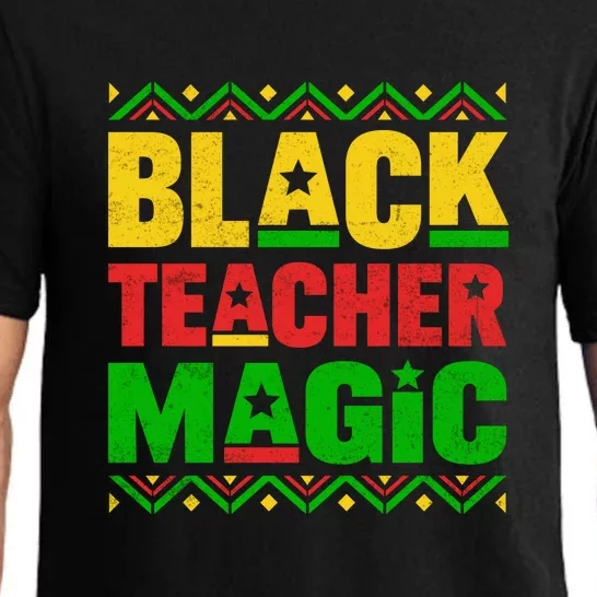 Black Teacher Magic For Black History Month Gift Pajama Set