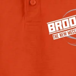 Brooklyn The New Mecca Of Basketball Gift Sports Tee E Gift Dry Zone Grid Performance Polo