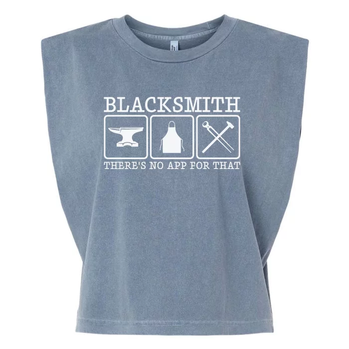 Blacksmith There's No App For That Funny Garment-Dyed Women's Muscle Tee