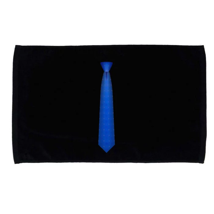 Blue Tie Necktie Funny Dress Graphic Microfiber Hand Towel