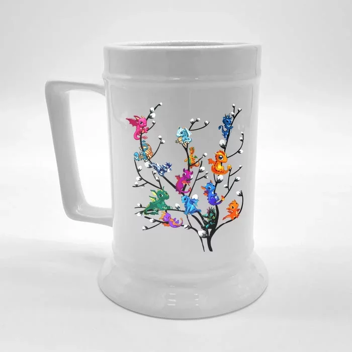 Butterflies Tree Nature Butterfly Lover Lepidopterist Front & Back Beer Stein