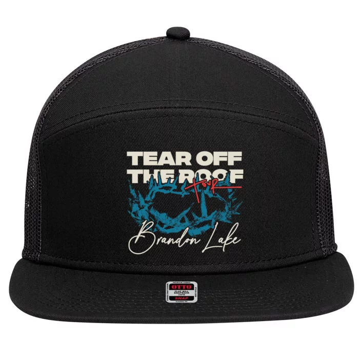 Brandon Tear Off The Roof Merch Lake Totr 7 Panel Mesh Trucker Snapback Hat