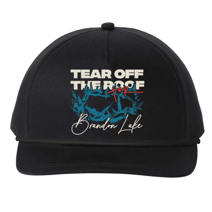 Brandon Tear Off The Roof Merch Lake Totr Snapback Five-Panel Rope Hat