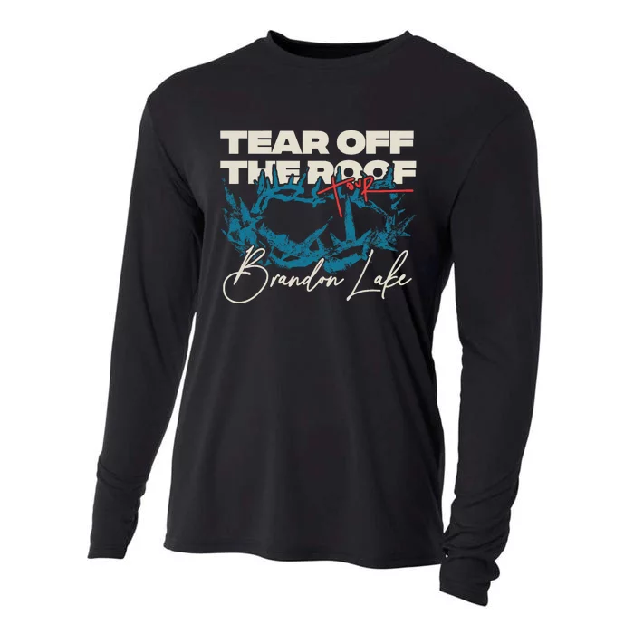 Brandon Tear Off The Roof Merch Lake Totr Cooling Performance Long Sleeve Crew