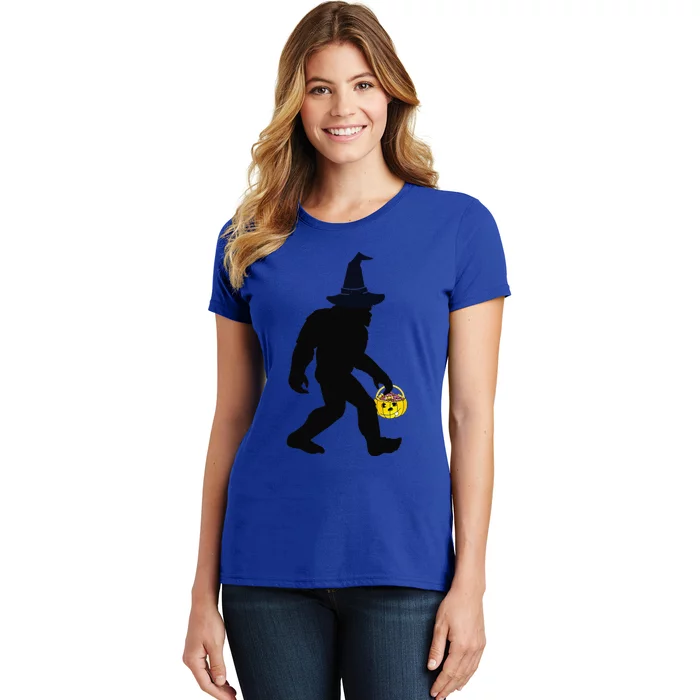 Bigfoot Trick Or Treat Halloween Costume Women's T-Shirt