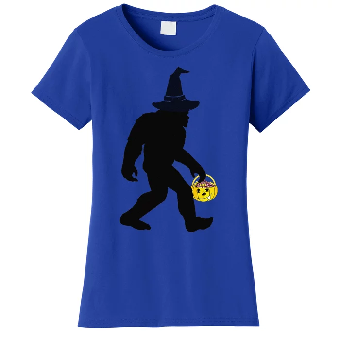 Bigfoot Trick Or Treat Halloween Costume Women's T-Shirt