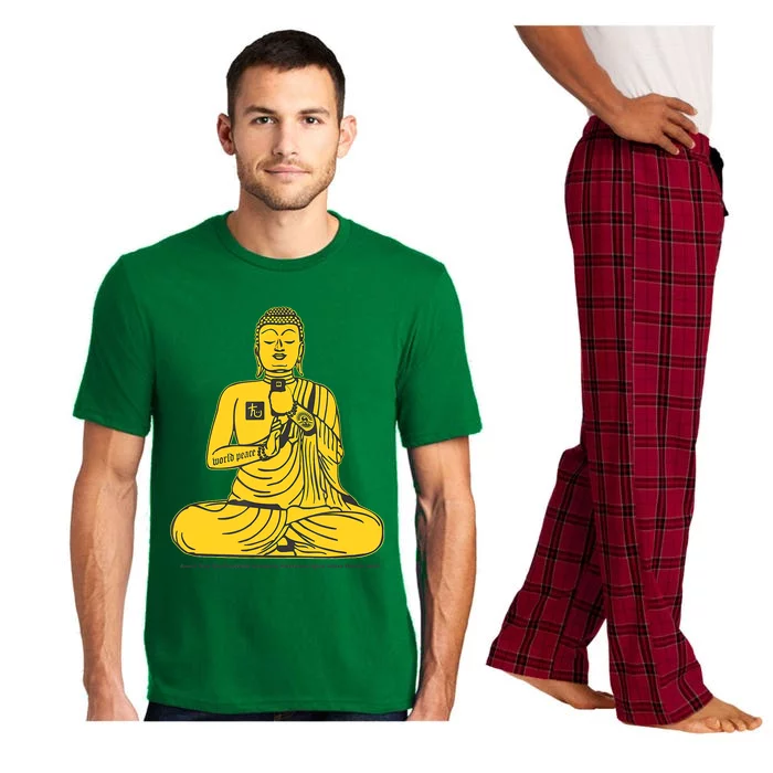 Buddha Texting On Cell Phone Pajama Set