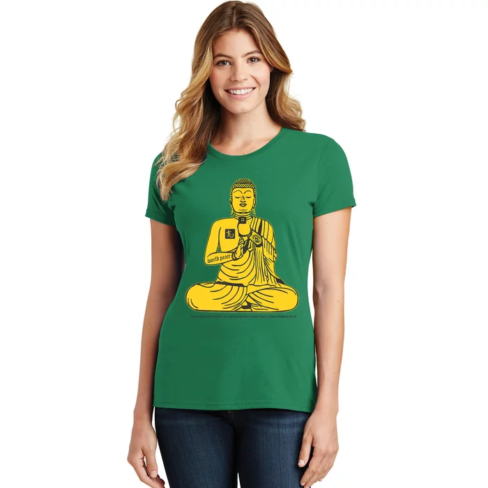 Buddha Texting On Cell Phone Women's T-Shirt