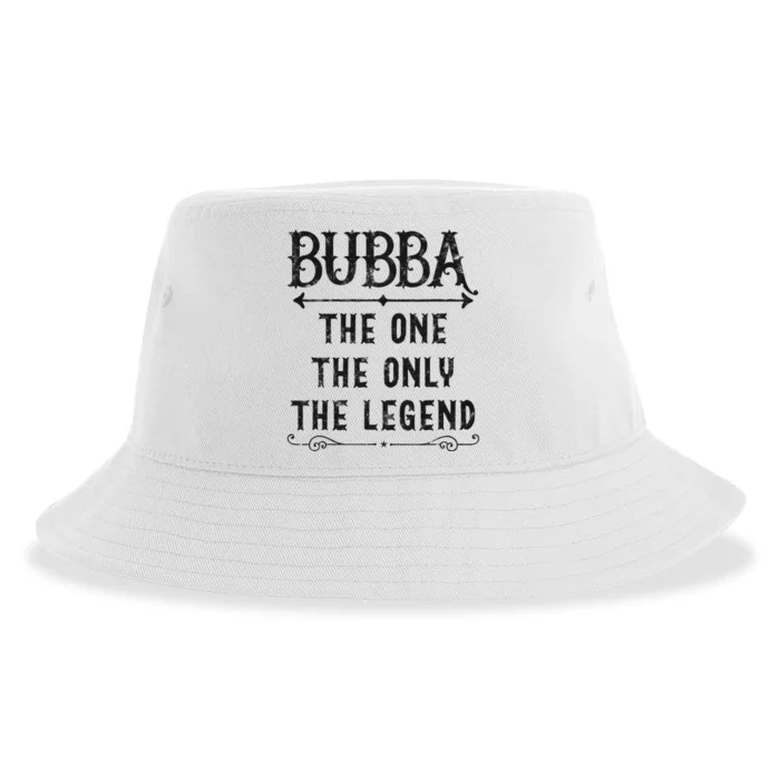 Bubba The One The Only The Legend Father's Day gift Bubba Sustainable Bucket Hat