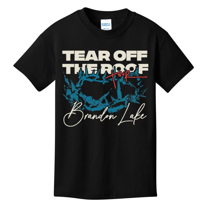 Brandon Tear Off The Roof Merch Lake Totr Kids T-Shirt