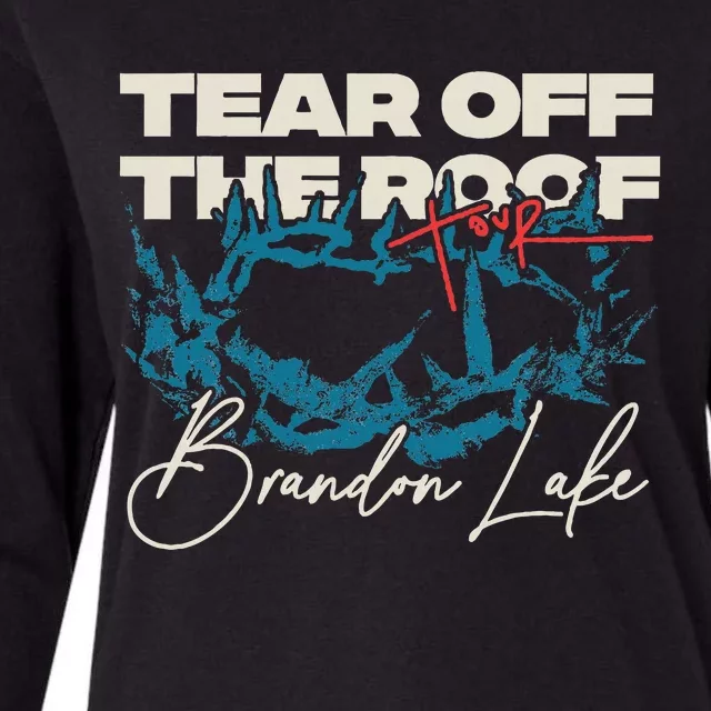 Brandon Tear Off The Roof Merch Lake Totr Womens Cotton Relaxed Long Sleeve T-Shirt