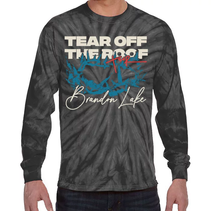 Brandon Tear Off The Roof Merch Lake Totr Tie-Dye Long Sleeve Shirt