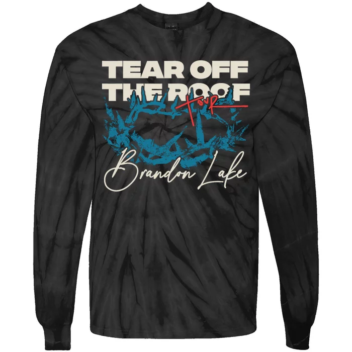 Brandon Tear Off The Roof Merch Lake Totr Tie-Dye Long Sleeve Shirt