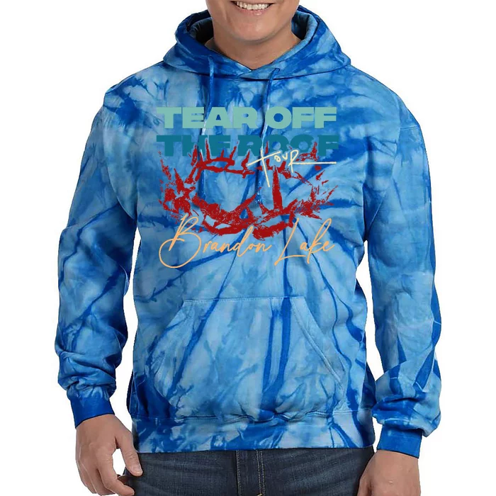 Brandon Tear Off The Roof Merch Lake Tie Dye Hoodie