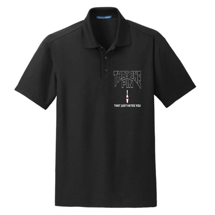 Bowling That One Pin That Just Hates You Funny Bowler Dry Zone Grid Performance Polo