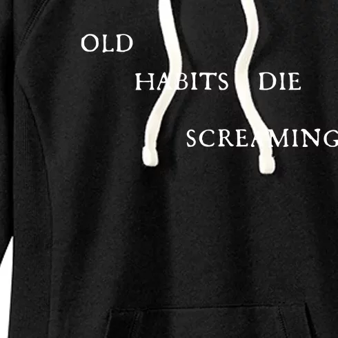 Belinda Ttpd Old Habits Die Screaming Women's Fleece Hoodie