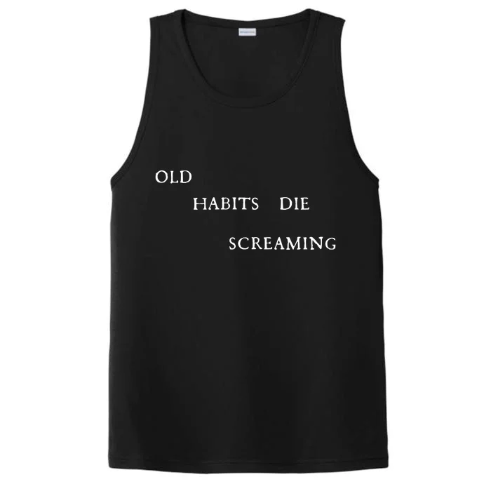 Belinda Ttpd Old Habits Die Screaming Performance Tank