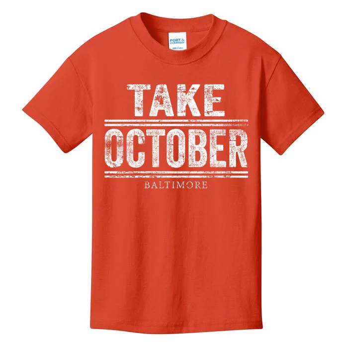 Baltimore Take October Kids T-Shirt