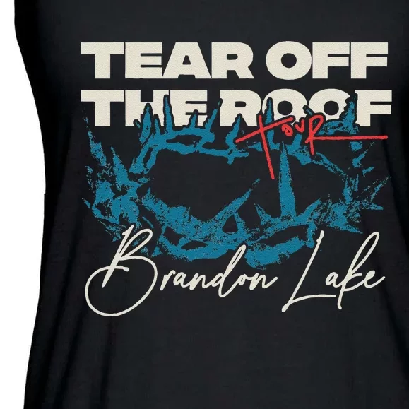 Brandon Tear Off The Roof Merch Lake Totr Ladies Essential Flowy Tank