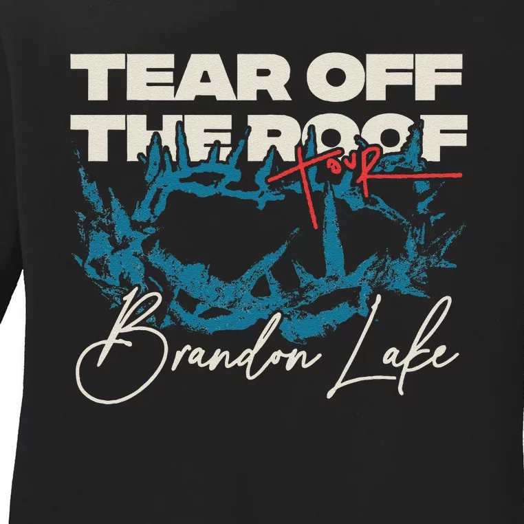 Brandon Tear Off The Roof Merch Lake Totr Ladies Long Sleeve Shirt