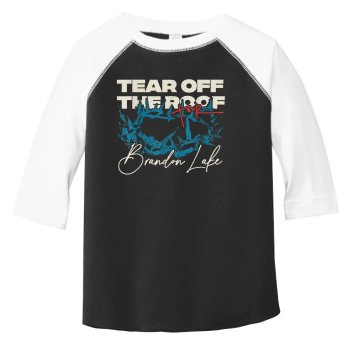 Brandon Tear Off The Roof Merch Lake Totf Toddler Fine Jersey T-Shirt