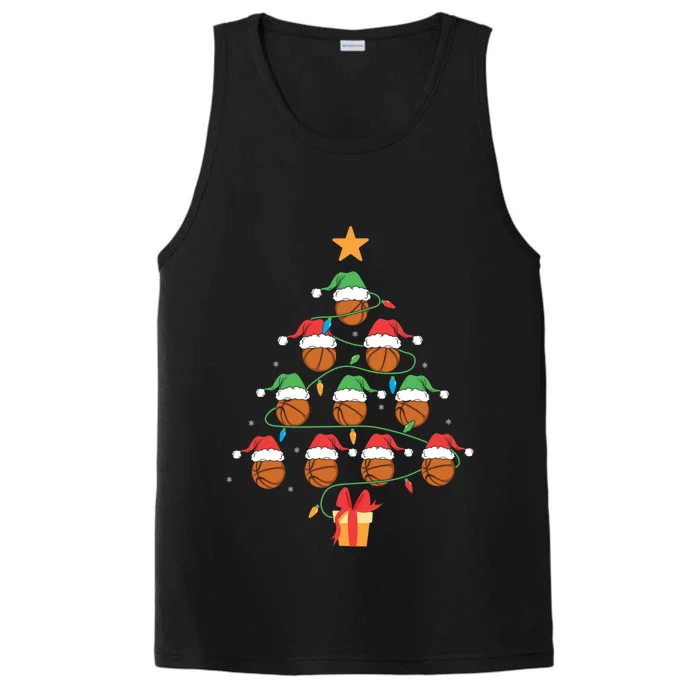 Basketball Tree Ornat Ugly Christmas Basketball Player Gift Performance Tank