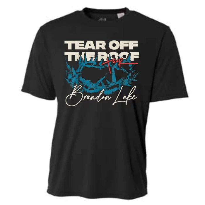 Brandon Tear Off The Roof Merch Lake Totr Cooling Performance Crew T-Shirt