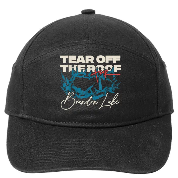 Brandon Tear Off The Roof Merch Lake Totr 7-Panel Snapback Hat