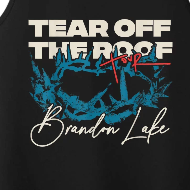 Brandon Tear Off The Roof Merch Lake Totr Performance Tank