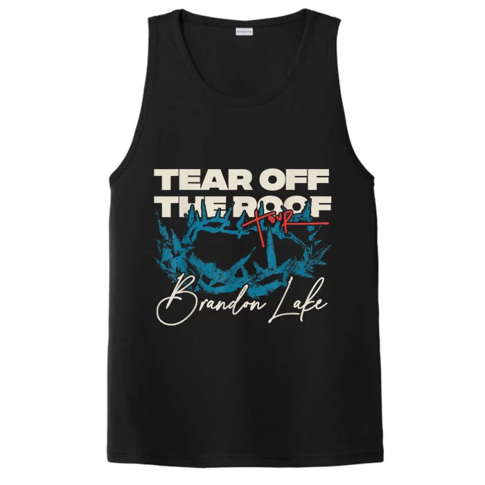 Brandon Tear Off The Roof Merch Lake Totr Performance Tank