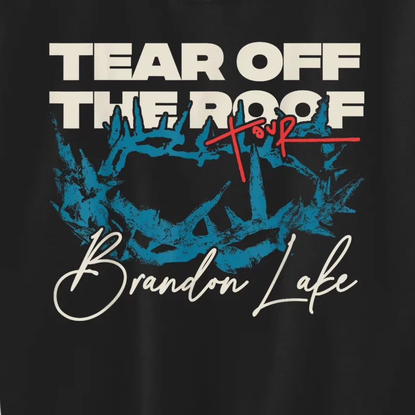 Brandon Tear Off The Roof Merch Lake Totr Kids Sweatshirt