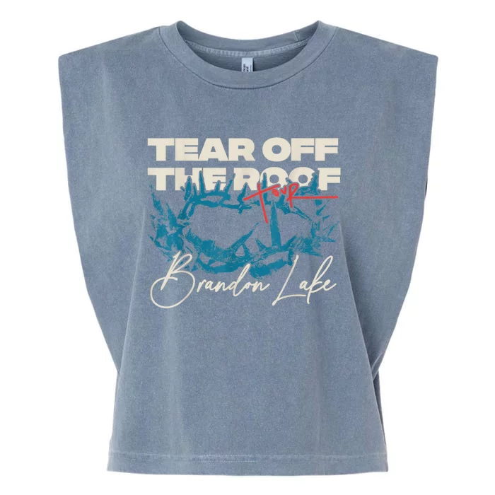 Brandon Tear Off The Roof Merch Lake Totr Garment-Dyed Women's Muscle Tee