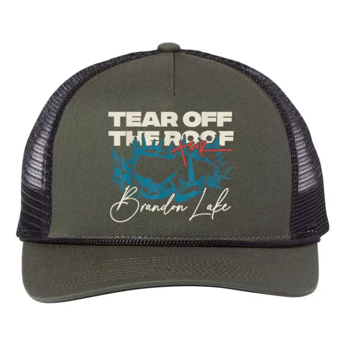 Brandon Tear Off The Roof Merch Lake Totr Retro Rope Trucker Hat Cap