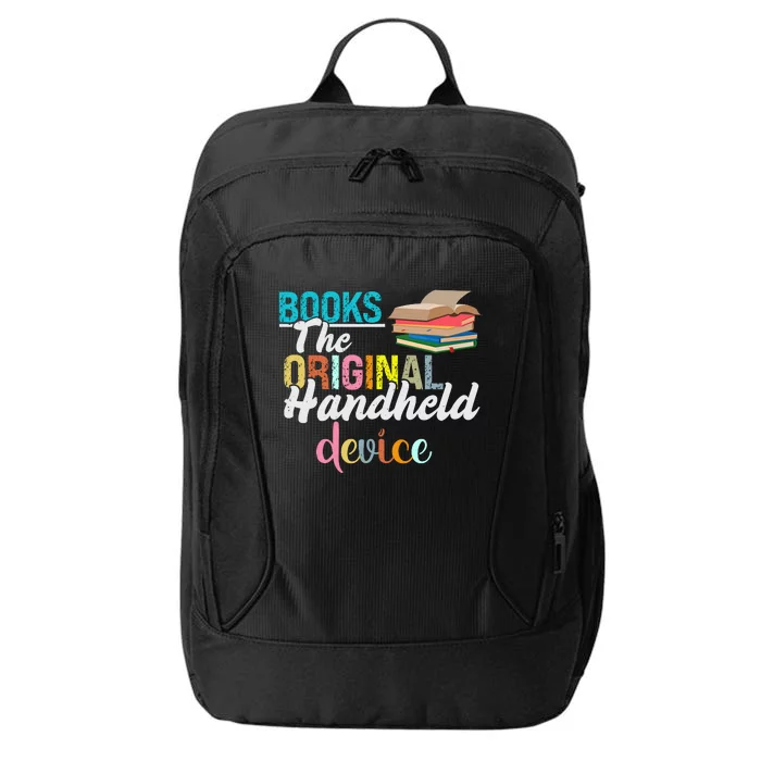 Books The Original Handheld Device Book Librarian City Backpack