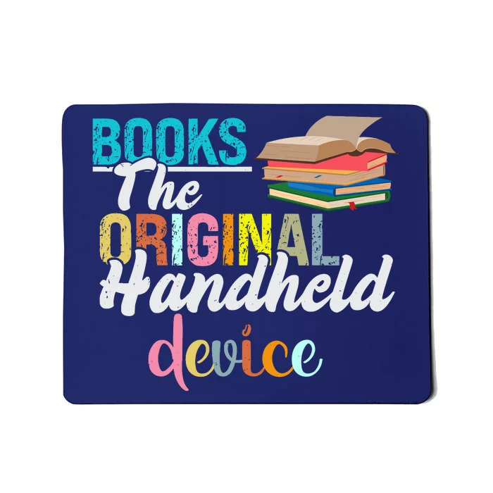 Books The Original Handheld Device Book Librarian Mousepad