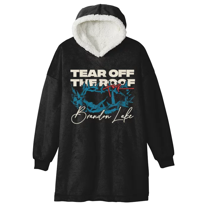 Brandon Tear Off The Roof Merch Lake Totf Gift Hooded Wearable Blanket