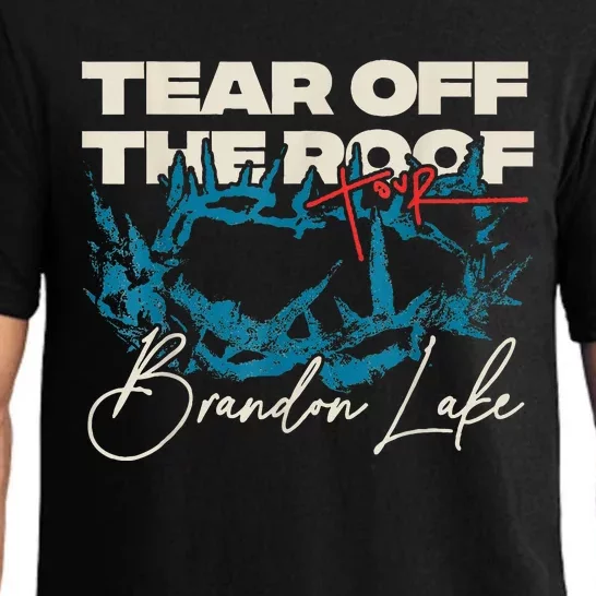 Brandon Tear Off The Roof Merch Lake Totf Pajama Set