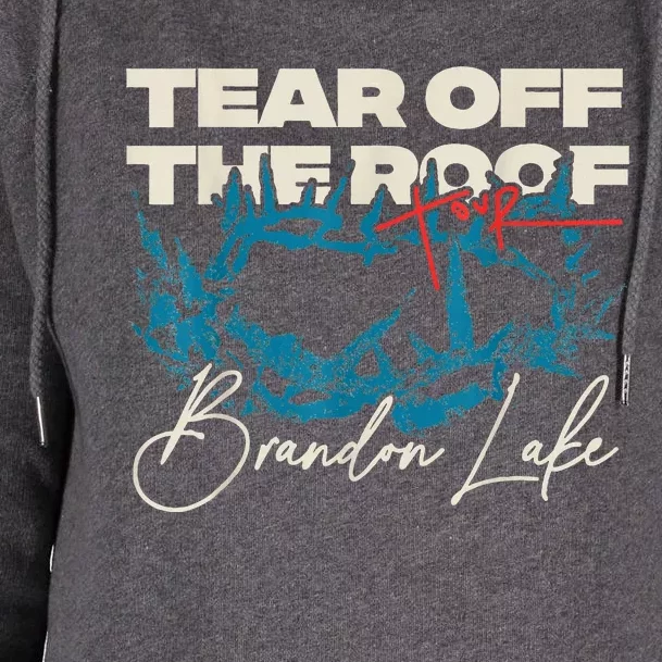 Brandon Tear Off The Roof Merch Lake Totf Womens Funnel Neck Pullover Hood