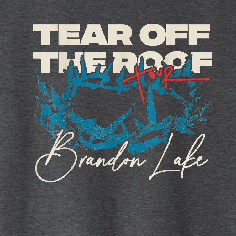 Brandon Tear Off The Roof Merch Lake Totf Women's Crop Top Tee