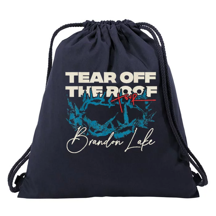 Brandon Tear Off The Roof Merch Lake Totf Drawstring Bag