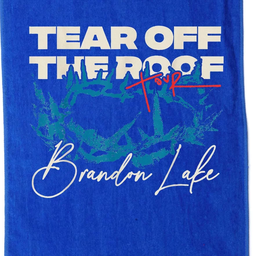 Brandon Tear Off The Roof Merch Lake Totf Platinum Collection Golf Towel