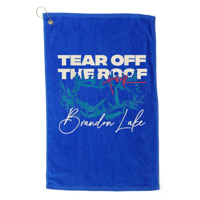 Brandon Tear Off The Roof Merch Lake Totf Platinum Collection Golf Towel