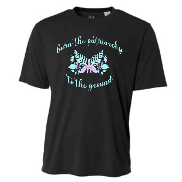 Burn The Patriarchy To The Ground Cooling Performance Crew T-Shirt