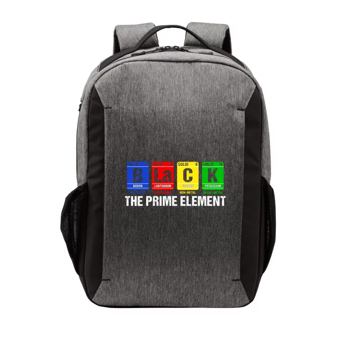 Black The Prime Elet Black History Month Periodic Table Gift Vector Backpack