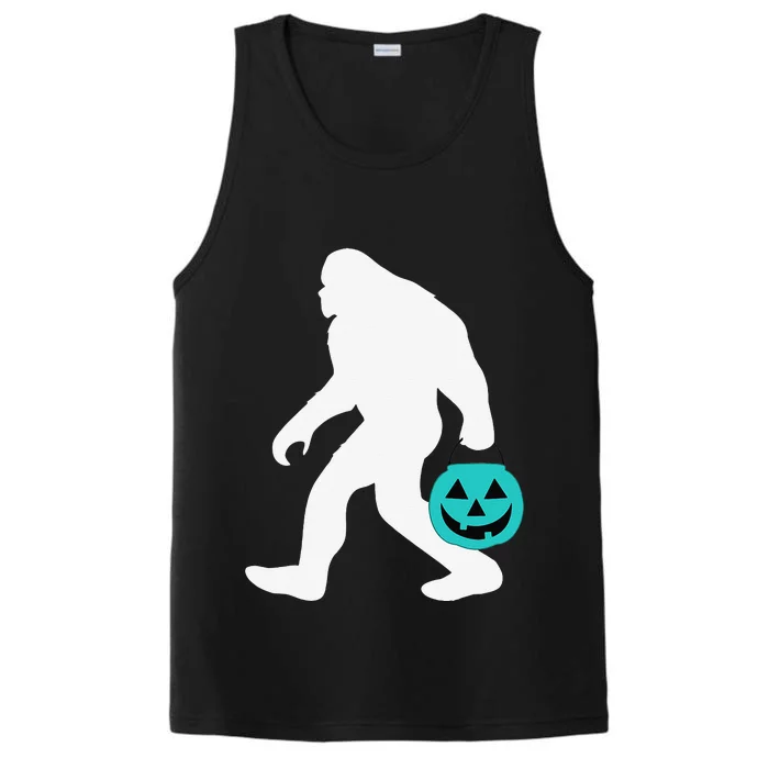 Bigfoot Teal Pumpkin Halloween Costume Food Allergy Performance Tank