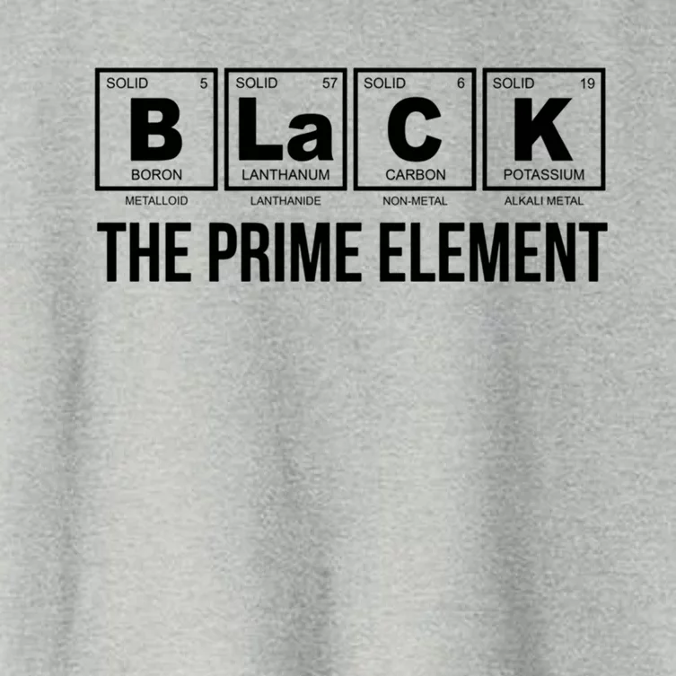 Black The Prime Elet Bgiftlagiftcgiftk Periodic Table Elets Gift Women's Crop Top Tee