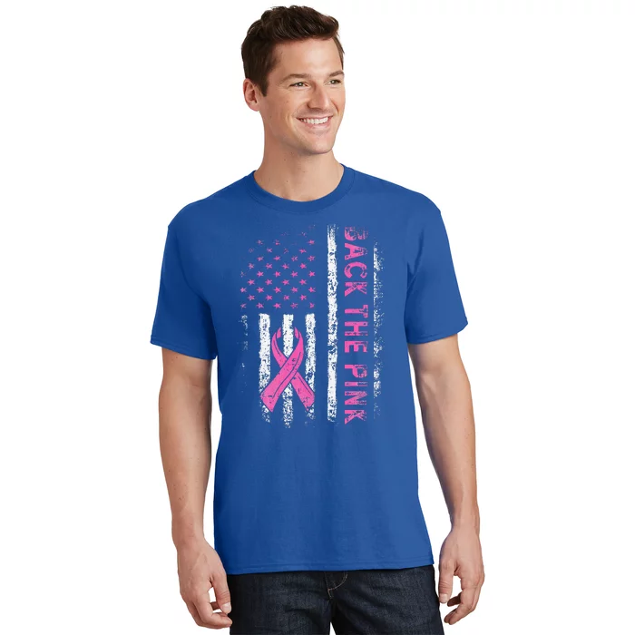 Back The P.I.N.K. Breast Cancer Awareness Flag T-Shirt